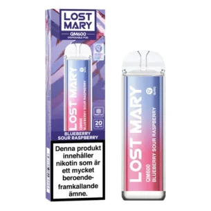 Bild på Lost Mary Blueberry Sour Raspberry 20mg