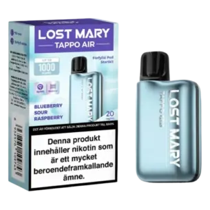 Lost Mary Tappo Blueberry Sour Raspberry - 2x Pod