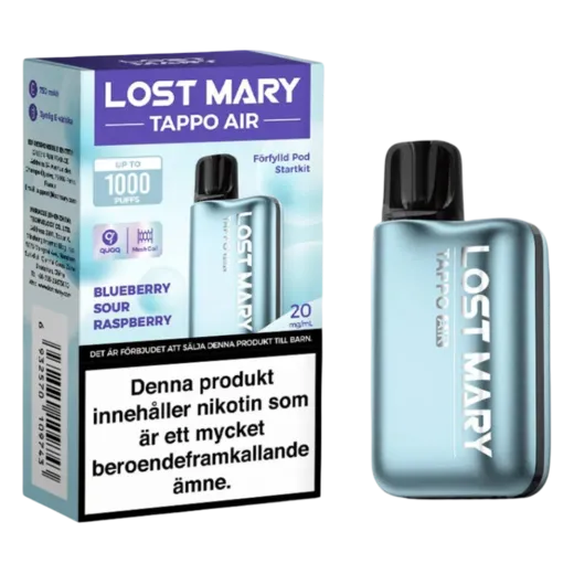 Lost Mary Tappo Blueberry Sour Raspberry - 2x Pod