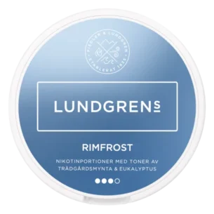 Bild på Lundgrens Rimfrost snus hos xsnus.se
