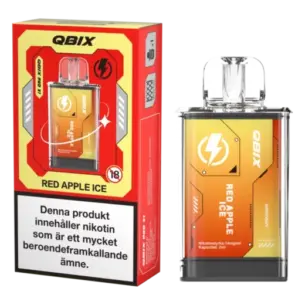 QBIX Red Apple Ice 14mg - Pod