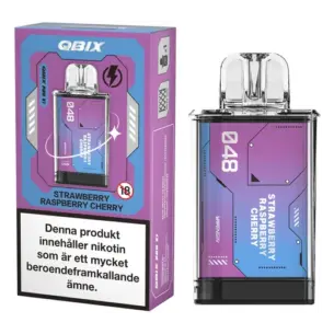QBIX Strawberry Raspberry Cherry 14mg - Pod