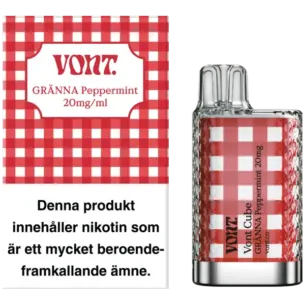 Vont Cube GRÄNNA Peppermint 20mg