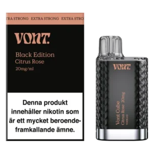 Bild på Vont Cube Citrus Rose Black Edition 20mg