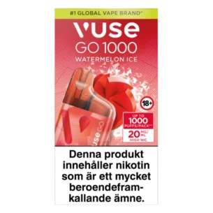Bild på Vuse Go Box 1000 Watermelon Ice 20mg | Xsnus billig Vape Online