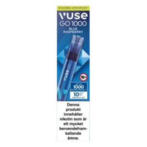 Bild på Vuse Go Pen Blue Raspberry 10mg | Xsnus billig Vape Online