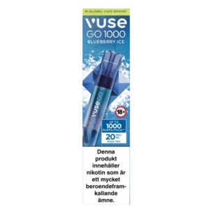 Bild på Vuse Go Pen 1000 Blueberry Ice 20mg | Xsnus billig Vape Online
