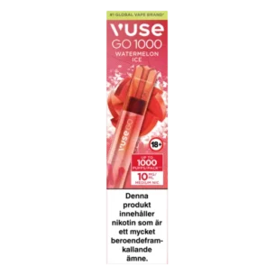 Bild på Vuse Go Pen 1000 Watermelon Ice 10mg | Xsnus billig Vape Online