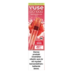 Bild på Vuse Go Pen 1000 Watermelon Ice 20mg | Xsnus billig Vape Online
