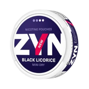 ZYN Mini Dry Black Licorice