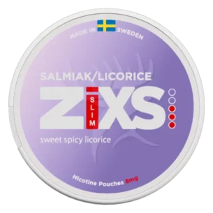 Bild på Zixs Salmiak Licorice Slim hos xsnus.se