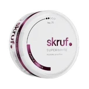 Skruf Superwhite no. 71 Purple Cassice Medium Strength