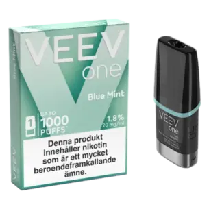 Bild på Veev One Blue Mint Pod Vape.