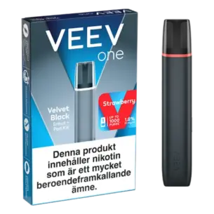 Bild på Veev One Starter kit med Strawberyy Pod Vape.